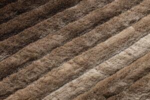 Kusový koberec Flim 007-B3 Stripes brown 120x160 cm