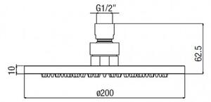 Ideal Standard Set 4 - Sprchový systém s podomítkovou pákovou baterií, komplet, černá matná IS Set 4