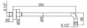 Ideal Standard Set 4 - Sprchový systém s podomítkovou pákovou baterií, komplet, černá matná IS Set 4