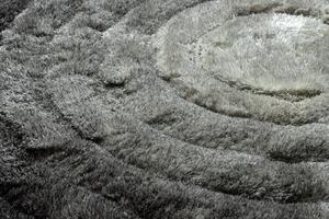 Kusový koberec Flim 008-B2 Circles grey 80x150 cm