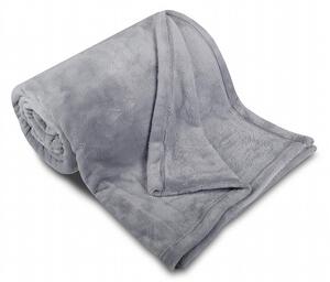 Deka z kolekce SLEEP WEEL. Přijemná deka z mikroflanelu ve světle šedé barvě. Rozměr deky je 150x200 cm
