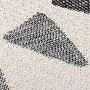 Kusový koberec Dauntless Shadow Rays Grey – na ven i na doma Kruh Ø 160 cm