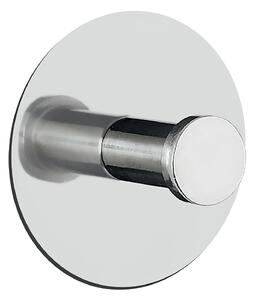Spirella kulatý háček na ručníky PUNT-Round, lesklá nerez ocel, samolepící, průměr 60 mm