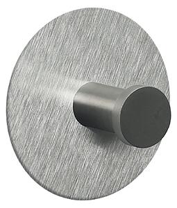 Spirella kulatý háček na ručníky PUNT-Round, kartáčovaná nerez ocel, samolepící, 60 mm