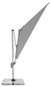 Slunečník DOPPLER Active výkyvný 350 x 260 cm světle šedá