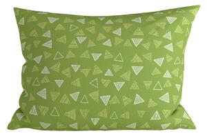 Povlak na polštář z mikrovlákna TREVA 70x90 cm, zelený