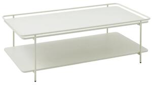 Unique Furniture Světle šedý kovový konferenční stolek Yuba 110 x 55 cm