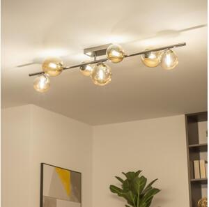Brilagi - LED Přisazený lustr MILLA 7xG9/3W/230V černý chrom/zlatá