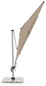 Doppler ACTIVE 370 cm - výkyvný zahradní slunečník s boční tyčí greige
