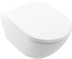 Villeroy & Boch Subway 3.0 - Combi Pack WC závěsné TwistFlush + sedátko s poklopem SoftClosing, alpská bílá 4670TS01