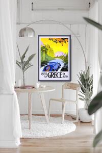 Plakát Plakát Řecko en auto