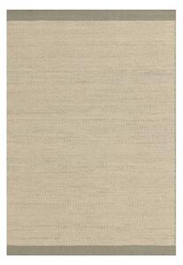 Krémový/šalvějově zelený ručně tkaný vlněný koberec 160x230 cm Lima Sage – Asiatic Carpets