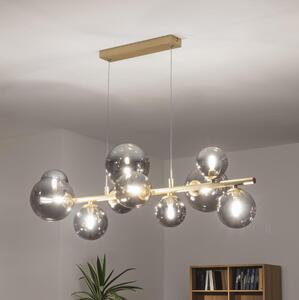 Brilagi - LED Lustr na lanku MILLA 10xG9/3W/230V zlatá/kouřová