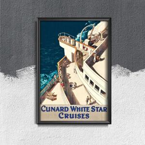 Plakát Plakát Cunard white star cruises