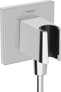 Hansgrohe FixFit E přípojka hadice se sprchovým držákem, chrom 26889000