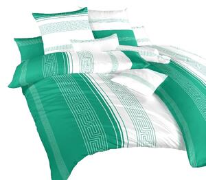 Komfortní ložní prádlo z kvalitní jemné bavlny v atraktivním egyptském vzoru. Bavlněné povlečení Egypt zelený doporučujeme kombinovat s bílým prostěradlem. Rozměr povlečení je 140x200, 70x90 cm