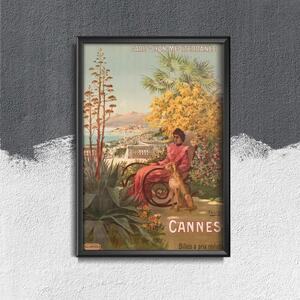 Retro plakát Retro plakát Cannes plakát