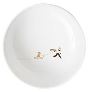 Porcelánová miska Dog Sled