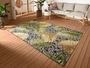 Kusový koberec Flair 105611 Diamonds and Leaves Multicolored – na ven i na doma 80x165 cm
