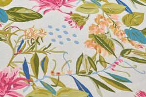 Kusový koberec Flair 105613 Flowers and Leaves Multicolored – na ven i na doma 120x180 cm