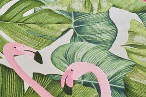 Kusový koberec Flair 105614 Tropical Flamingo Multicolored – na ven i na doma 80x165 cm