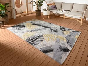 Kusový koberec Flair 105612 Gold Leaves Multicolored – na ven i na doma 80x165 cm