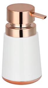MSV dávkovač mýdla LENA, bílý, měděný, plast, 280 ml