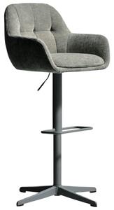 Kave Home Tmavě zelená otočná barová židle Dorina 65-85 cm