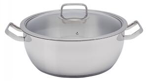 Wok Merkur se skleněným víkem 9,6 l