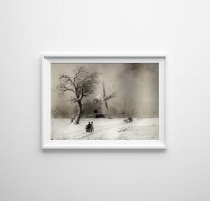 Retro plakát Retro plakát Ivan Aivazovsky Storm
