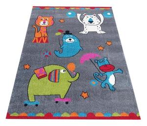 Barevný koberec s motivem Zvířátka