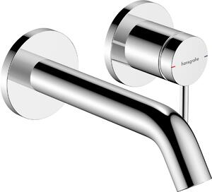 Hansgrohe Tecturis S páková umyvadlová baterie pod omítku, montáž na stěnu EcoSmart+ s výtokem 16,5 cm, chrom 73350000