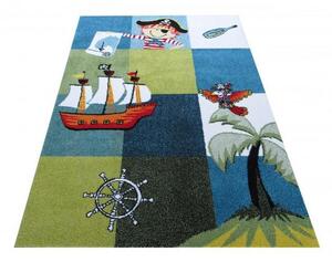 Barevný koberec s motivem Piráti