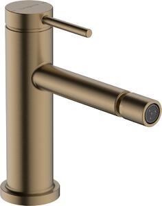 Hansgrohe Tecturis S páková bidetová baterie s odtokovou soupravou s táhlem, kartáčovaný bronz 73201140