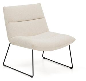 Béžové žinylkové křeslo Asen – Kave Home