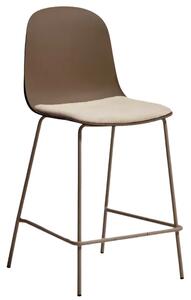 LÉTO -15% Kave Home Hnědá barová židle Debari 65 cm