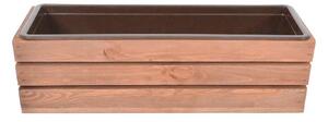 Dřevěný truhlík 51 cm Modern – Rojaplast