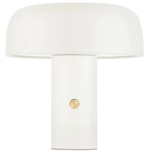 Nova Luce Krémová kovová stolní LED lampa Noelia