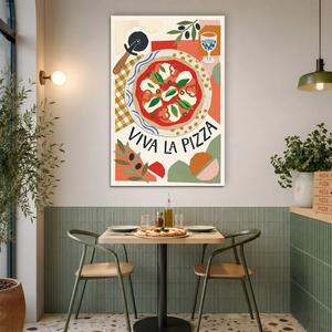 DUBLEZ | Nástěnný obraz do kuchyně - Viva La Pizza | UV tisk, Premium
