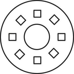 STROPNÍ SVÍTIDLO, 29,4/29,4/2,3 cm Nordlux - Online Only svítidla, Online Only