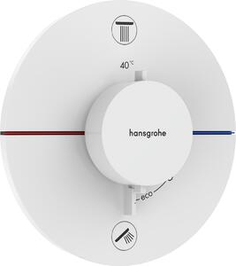 Hansgrohe ShowerSelect Comfort S Termostat pod omítku pro 2 spotřebiče, matná bílá 15554700