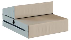 Rozkládací zahradní pohovka SUZI GARDEN BÉŽOVÁ voděodolná 70x200 výška 9 cm