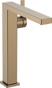 Hansgrohe Tecturis E Páková umyvadlová baterie 240 Fine CoolStart EcoSmart+ pro umyvadlové mísy s odtokovou soupravou Push-Open, kartáčovaný bronz 73070140