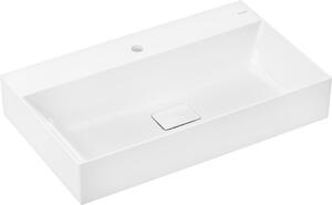 Hansgrohe Xevolos E Umyvadlo 800/480 s otvorem pro baterii bez přepadu, SmartClean, bílá 61096450