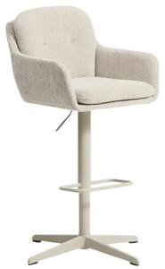 Kave Home Béžová otočná barová židle Lexa 65/85 cm