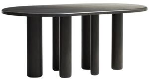 Kave Home Tmavě hnědý dřevěný jídelní stůl Mailen 180 x 105 cm