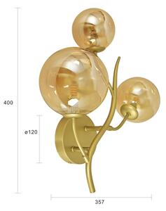 Brilagi - LED Nástěnné svítidlo MISTEL 3xG9/3W/230V zlatá