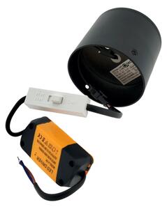 LED Bodové svítidlo LED/5W/230V 3000/4000/6400K pr. 7,5 cm černá