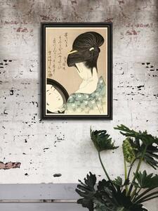 Plakát na zeď Plakát na zeď Růžový Kitagawa krk Utamaro