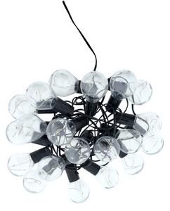 LED Venkovní dekorační řetěz 20xLED/0,075W/230V 5,8 m IP44 černá